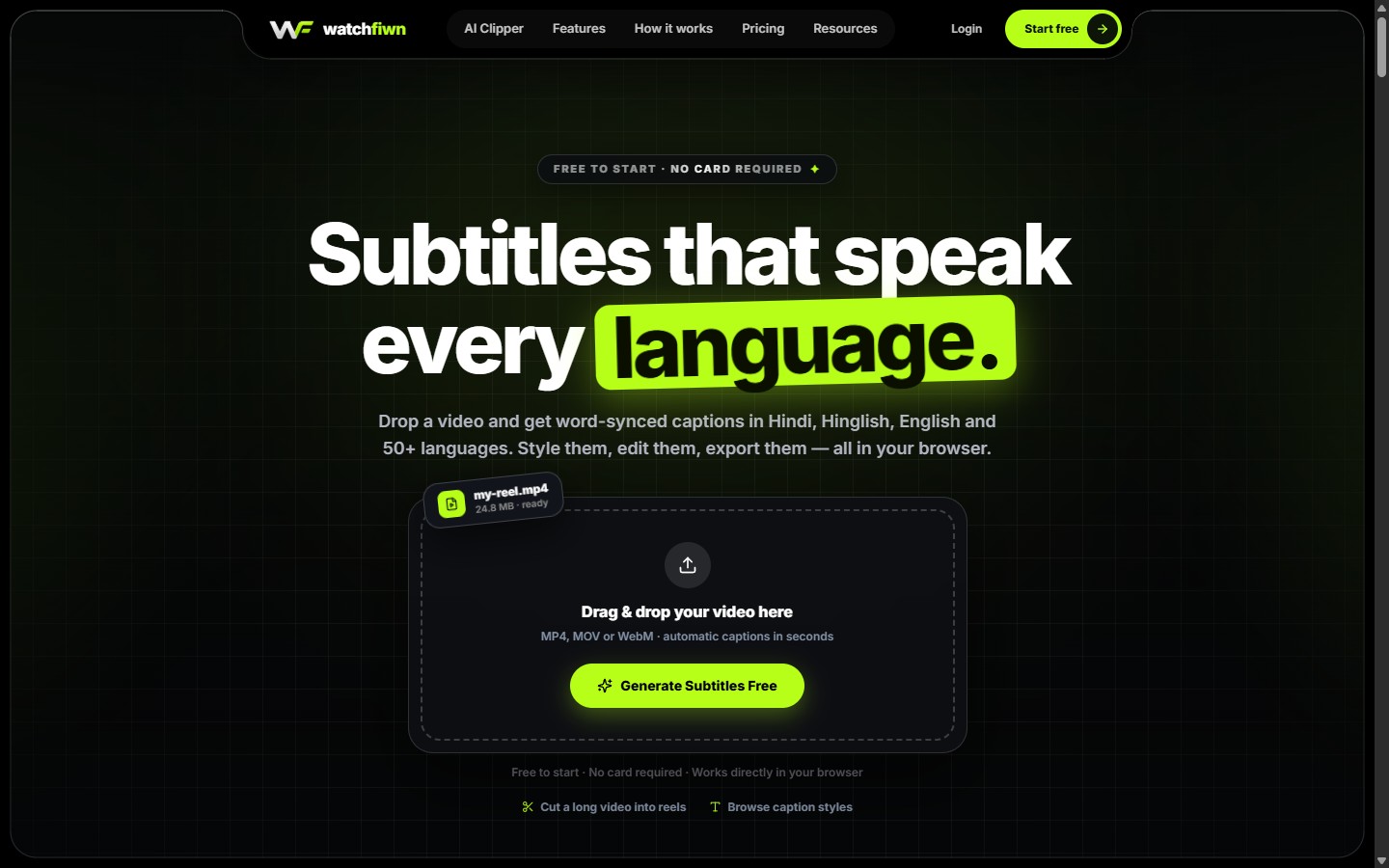 WatchFIWN website